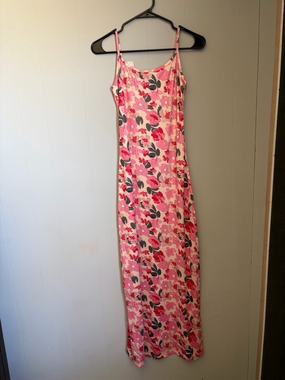 Commense Pink Floral Slip Maxi Dress - Picture 3 of 6